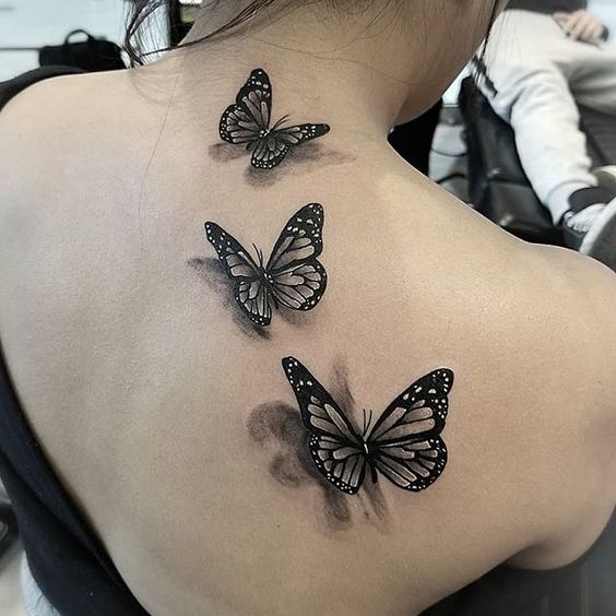 Ý nghĩa của hình xăm con bướm  Hình xăm nghệ thuật Lucky Tattoo
