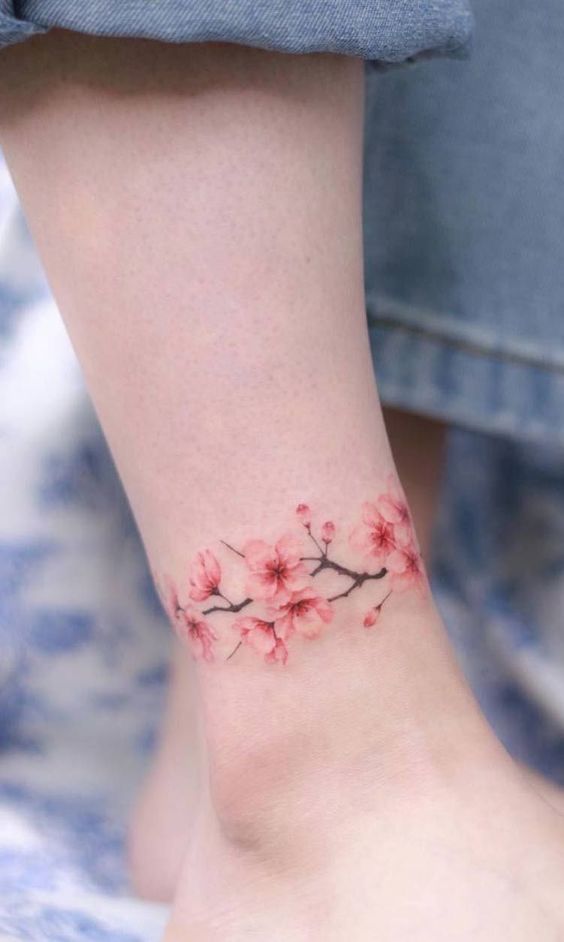Ý nghĩa hình xăm hoa anh đào  Hình xăm nghệ thuật Lucky Tattoo